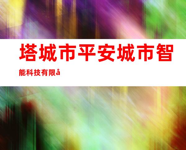 塔城市平安城市智能科技有限公司